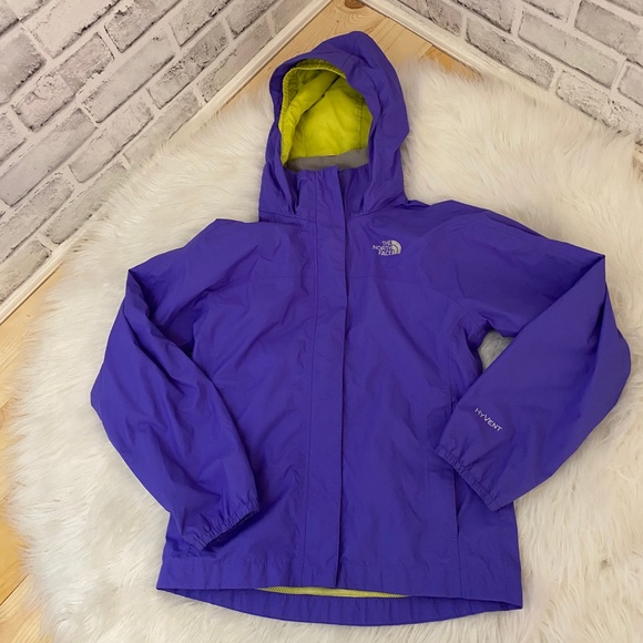 The North Face Other - Girls The North Face Purple and Neon Green Hyvent